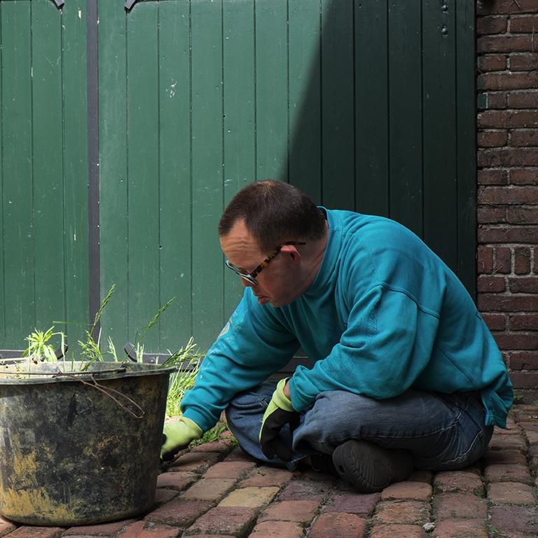 Werkende Man - Natuur Boerderij Plassendaal